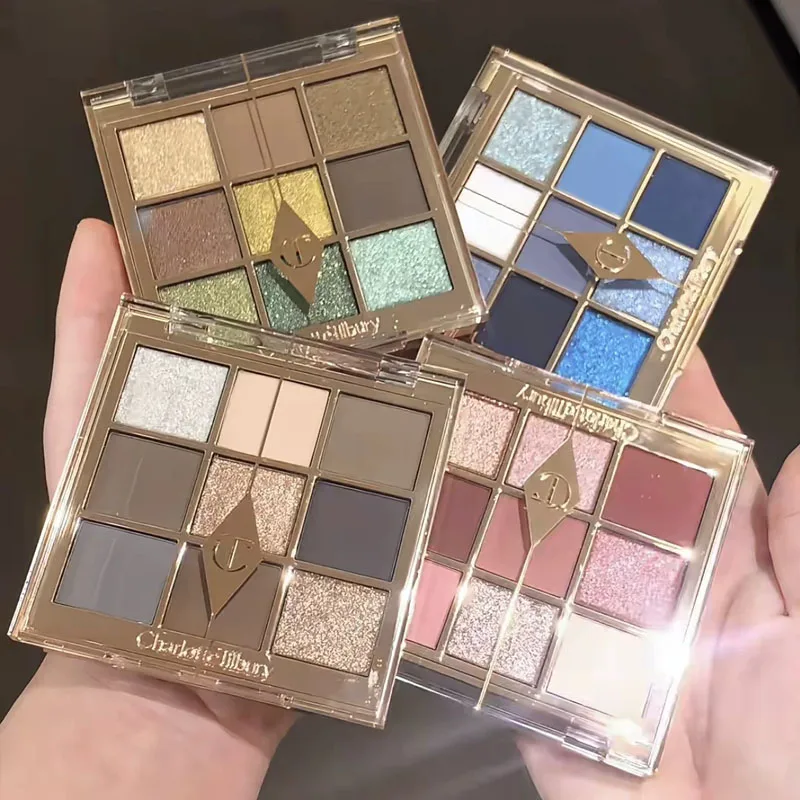 

Горячая новинка: Портативный палетка теней для век Charlotte Tilbury, 9 матовых оттенков, легко наносятся, натуральные базовые оттенки, косметика для макияжа глаз.