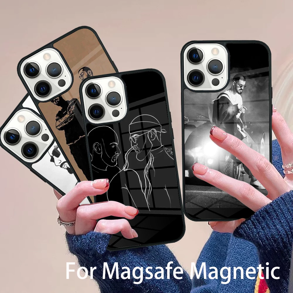 

MiyaGi Andy Panda Hajime Phone Case Magesafe Magnetic Wireless Charge Cover For IPhone 16 11 12 13 14 15 Pro Max Plus Mini