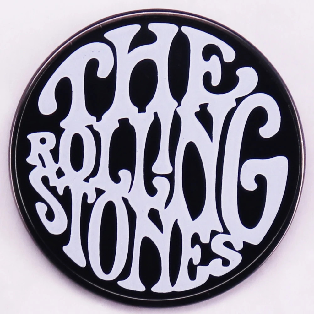 British Rock Band Badge Music Record Inspired Enamel Pin Fans Fashion Jewelry Collection