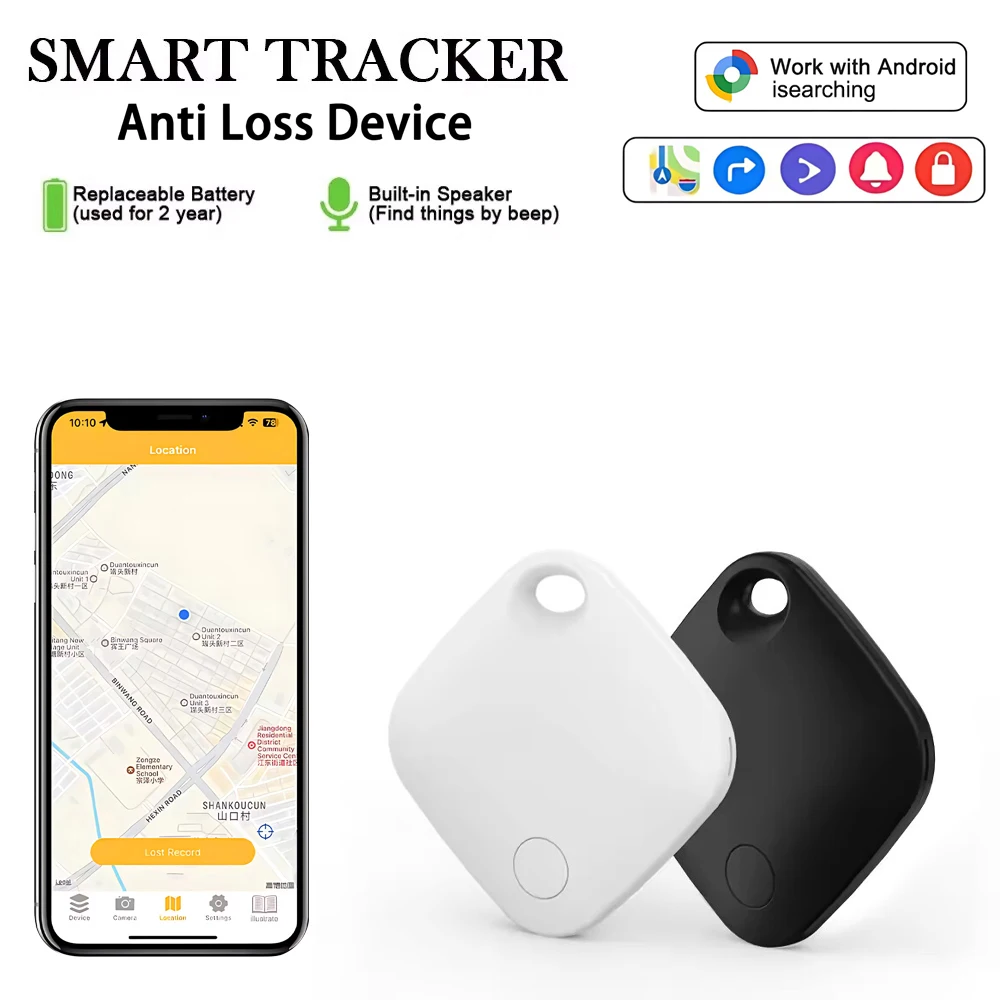 

2026 Bluetooth мини-устройство слежения для iOS/android Smart Tag детский автомобильный GPS-трекер для домашних животных анти-потерянный трекер напоминание о тревоге позиционер