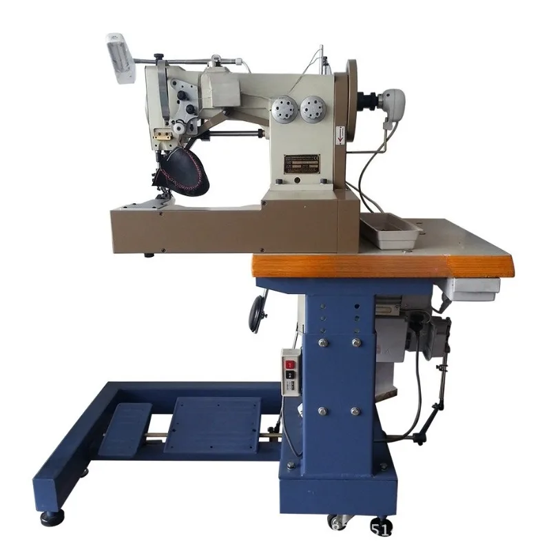 Double needle help surface sewing machine, mark thread pattern sewing machine, thick thread sewing machine
