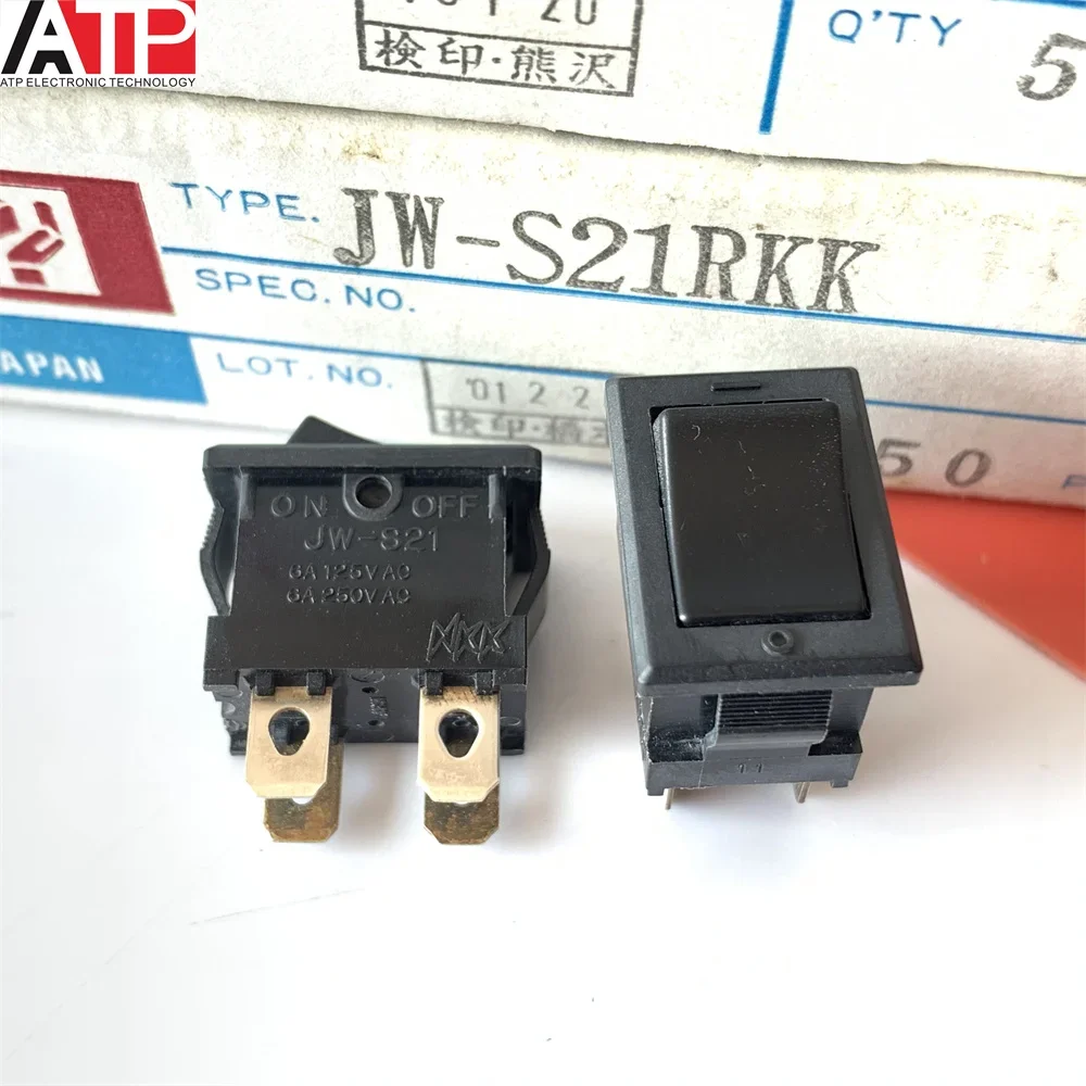 2PCS JW-S21RKK vertical 4 feet 2 stall switch ship power supply shaking switch genuine Original spot inventory