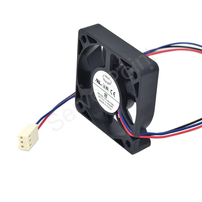 Tested ok For EVERFLOW 5010 R125010BH DC 12V 0.25A 3-Wire 50x50x10mm Server Square Cooling fan