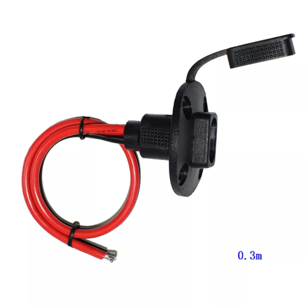 For Batteries Automotive Power Cable 12V Connector Wire Automotive Applications Convenient Design Enhanced Protection
