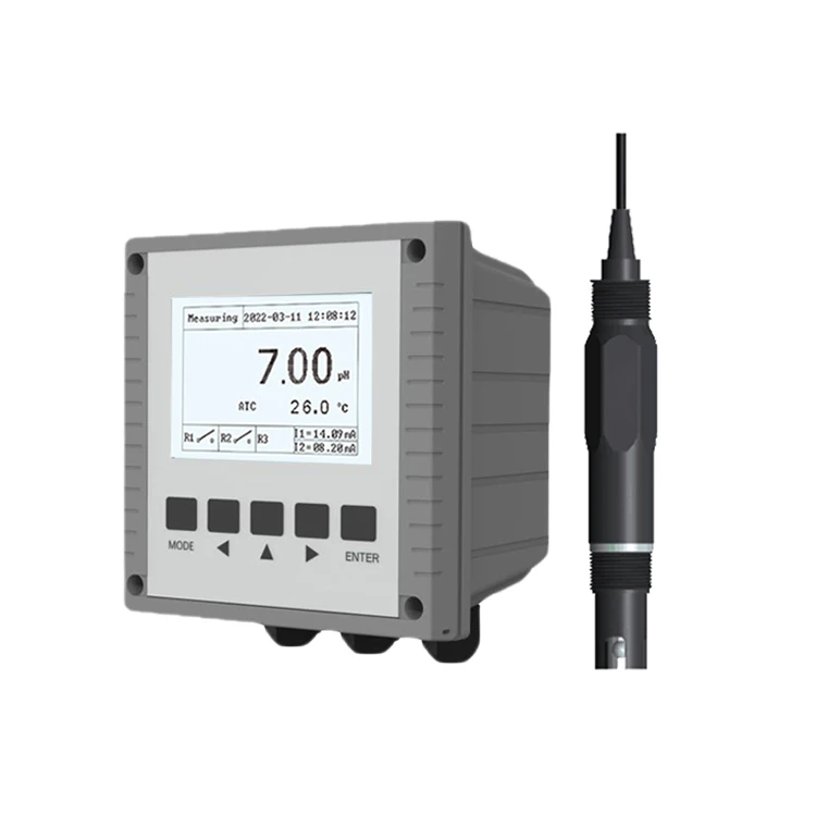 Digital Aquarium PH Controller Transmitter 4-20mA PH ORP Analyzer PH Sensor Probe For Water Treatment