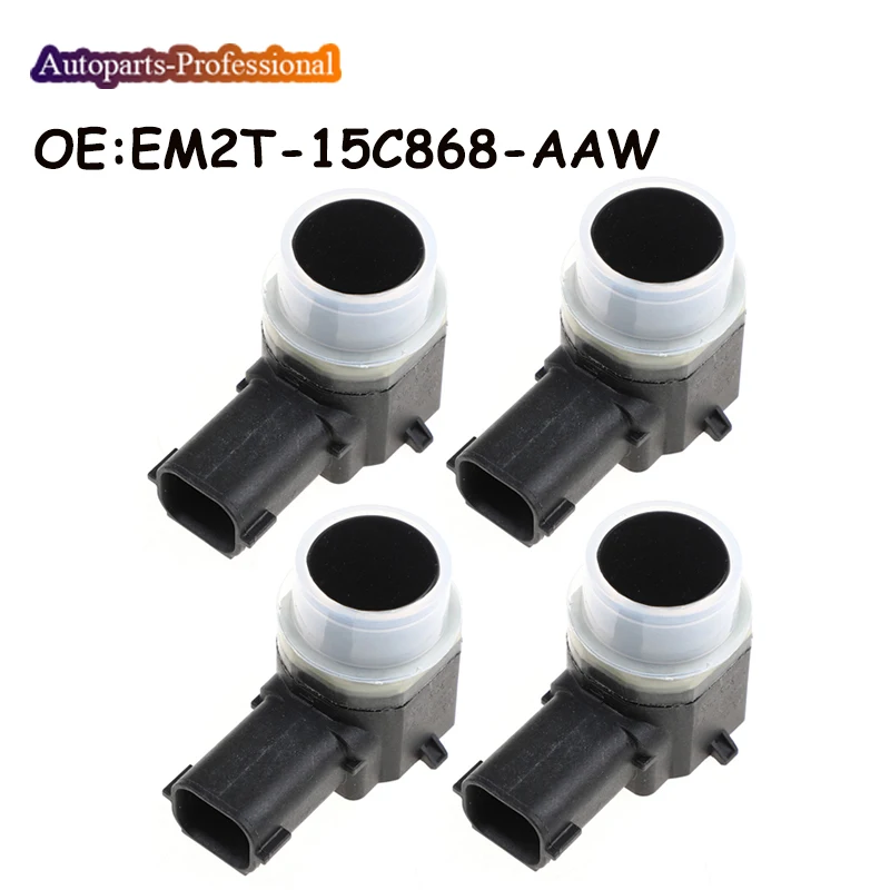 

4 Pcs/lot High Quality PDC Parking Sensor EM2T15C868AAW EM2T-15C868-AAW For 2015-2016 Ford Edge Car Auto accessorie