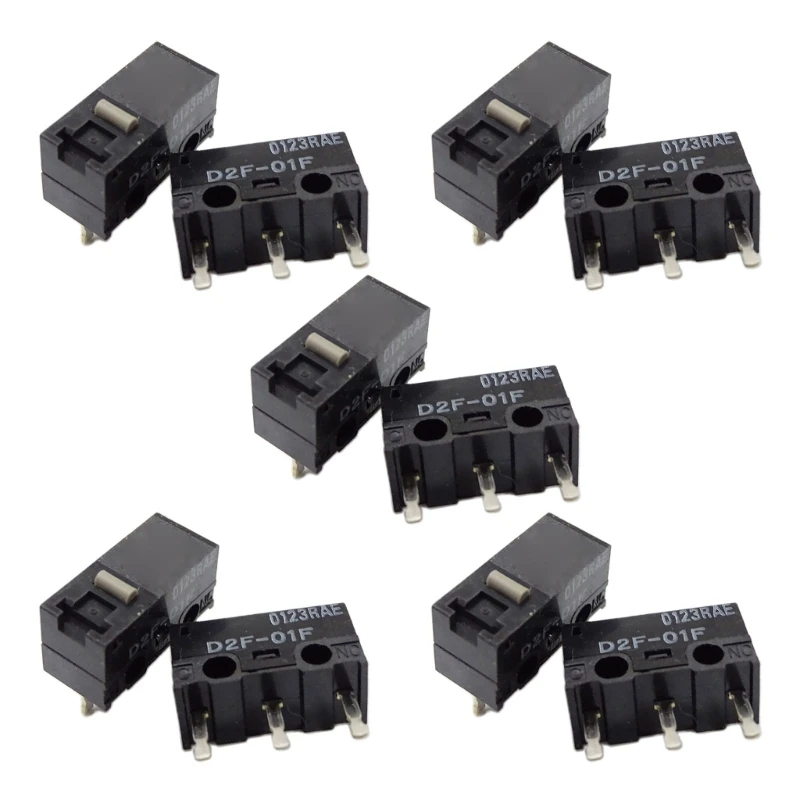 2/10PCS Mouse Micro Switches Original D2F-01F (10M Clicks) Mouse Button