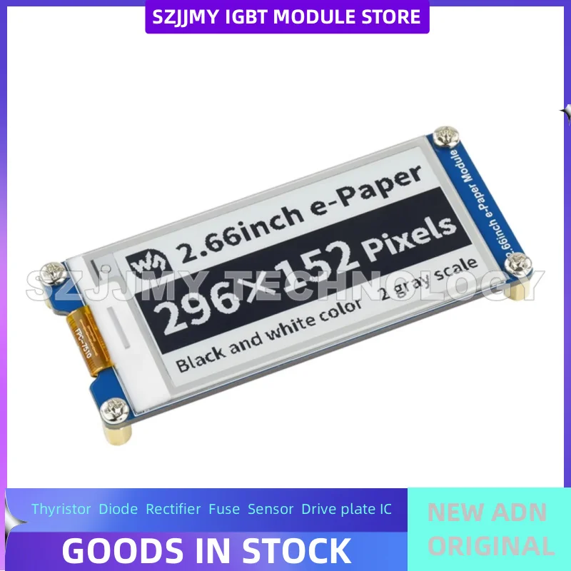 

Raspberry Pi 2.66-inch e-Paper e-Ink Screen Module Partial Refresh Suitable for Shelf Labels NEW ORIGINAL IN STOCK
