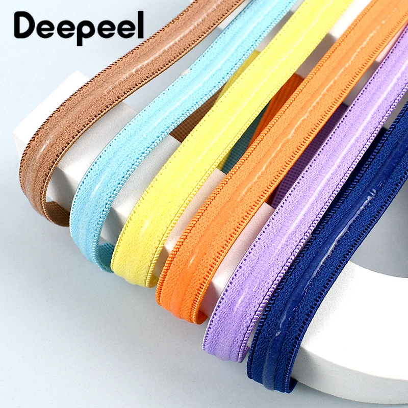 

5/10/20M 10mm Non-slip Elastics Rope Sewing Underwear Strap Silicone Stretch Tape Rubbon Bands Belt Elastic Band Accessories