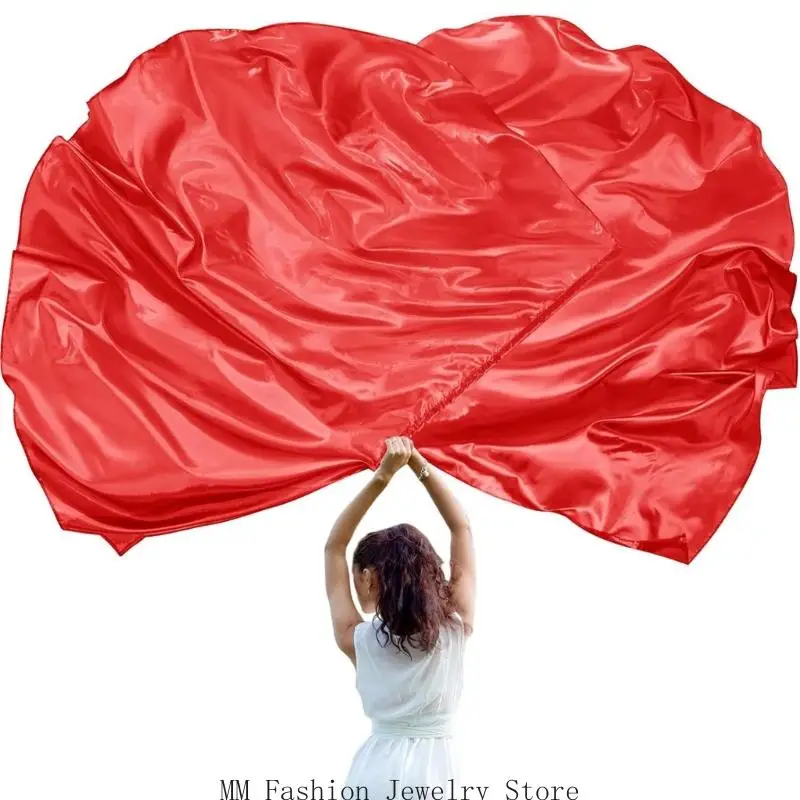 1 مجموعة أعلام العبادة نصف دائرة (1 قطعة العلم + 1 قطعة قضيب مرن) للرقصات الكنيسة الثناء أعلام الرقص للعبادة #1