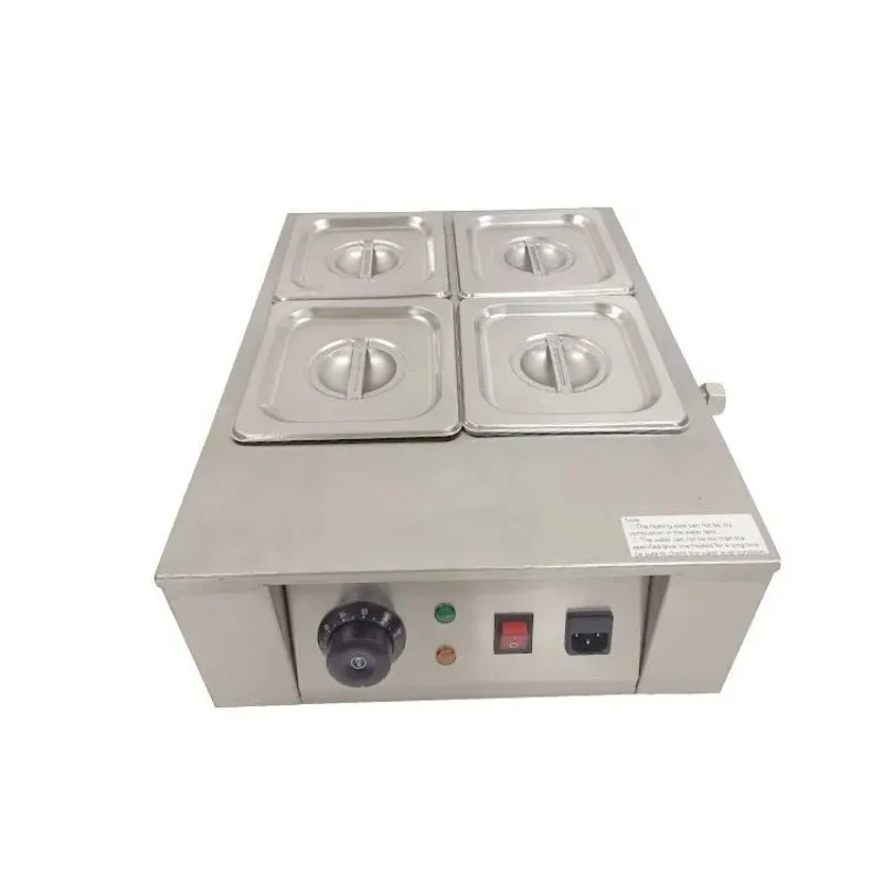 4 Stove Commercial Chocolate Making Machine Chocolate Temperament Electric Party DIY Chocolate Melting Machine