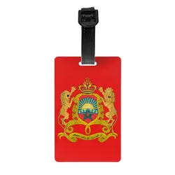 Kingdom Of Morocco Luggage Tag Moroccan Patriotic Travel Bag Suitcase Privacy Cover ID Label