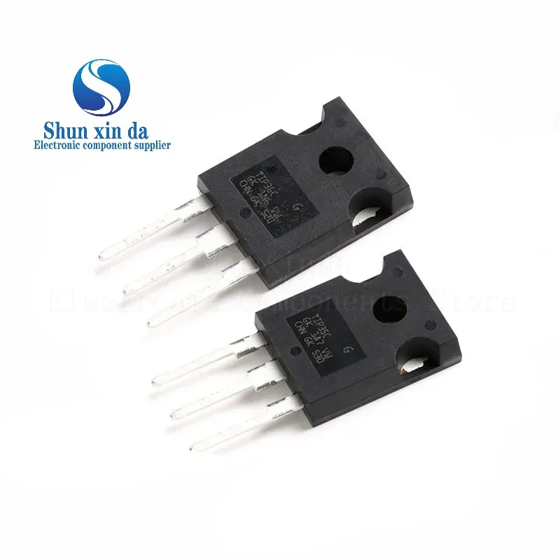 5PCS TIP35C TIP36C TIP142 TIP147 TIP2955 TIP3055 TO-247 TIP35 TIP36 NPN PNP 100V 25A 10A 15A 60V Darlington Transistors