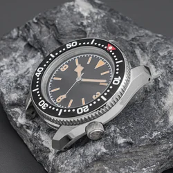 Man Watch for SPB185 SPB187 Design Black Dial Mechanical Watches Sapphire Glass 20ATM Waterproof C3 Luminous Watch Cases