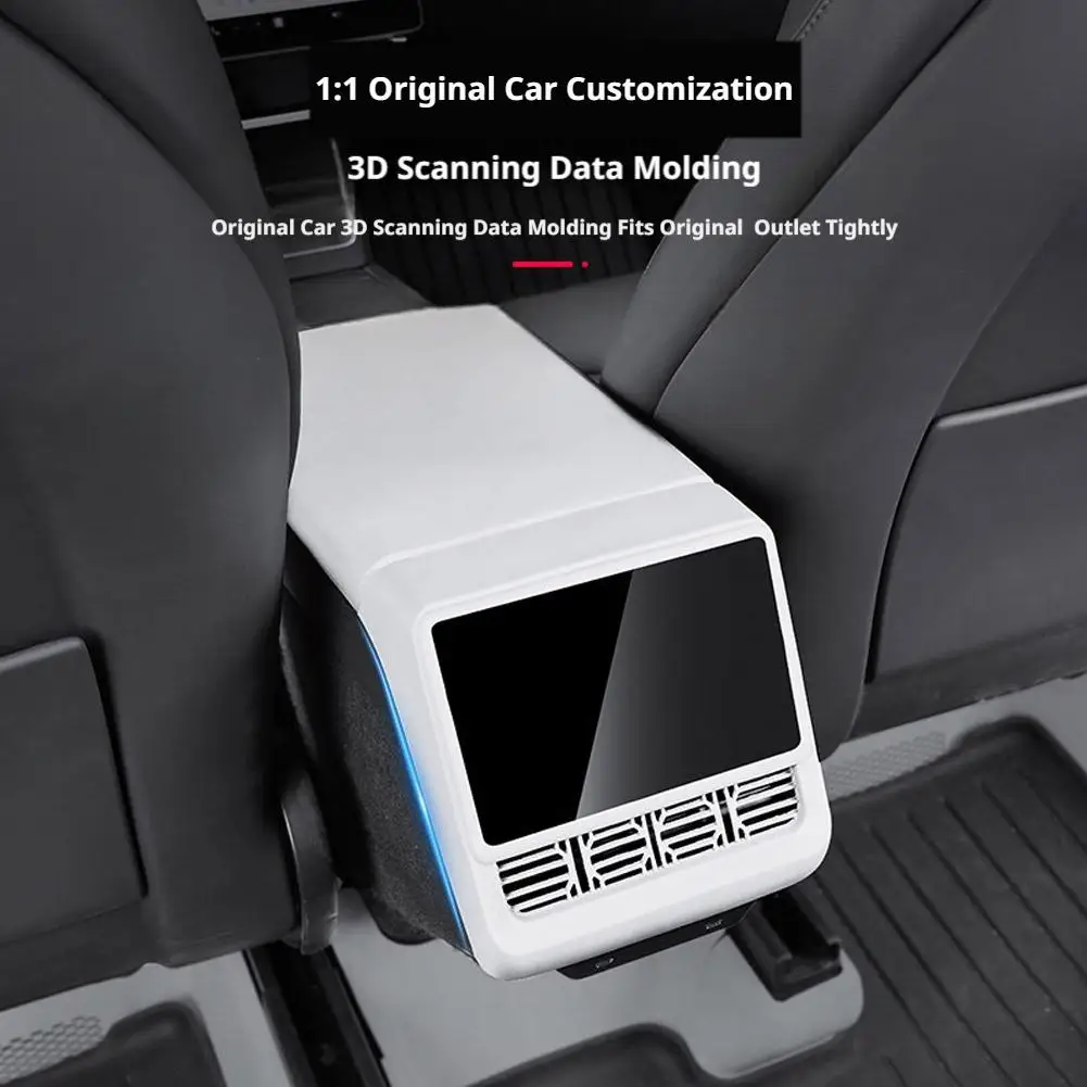 Für Tesla Model 3/Y/YL 2025 2026 Silikon-Abdeckung für den hinteren Bildschirm-Luftauslass, wasserdichtes Innendekor-Schutz-Zubehör ﻿ – Detail 21