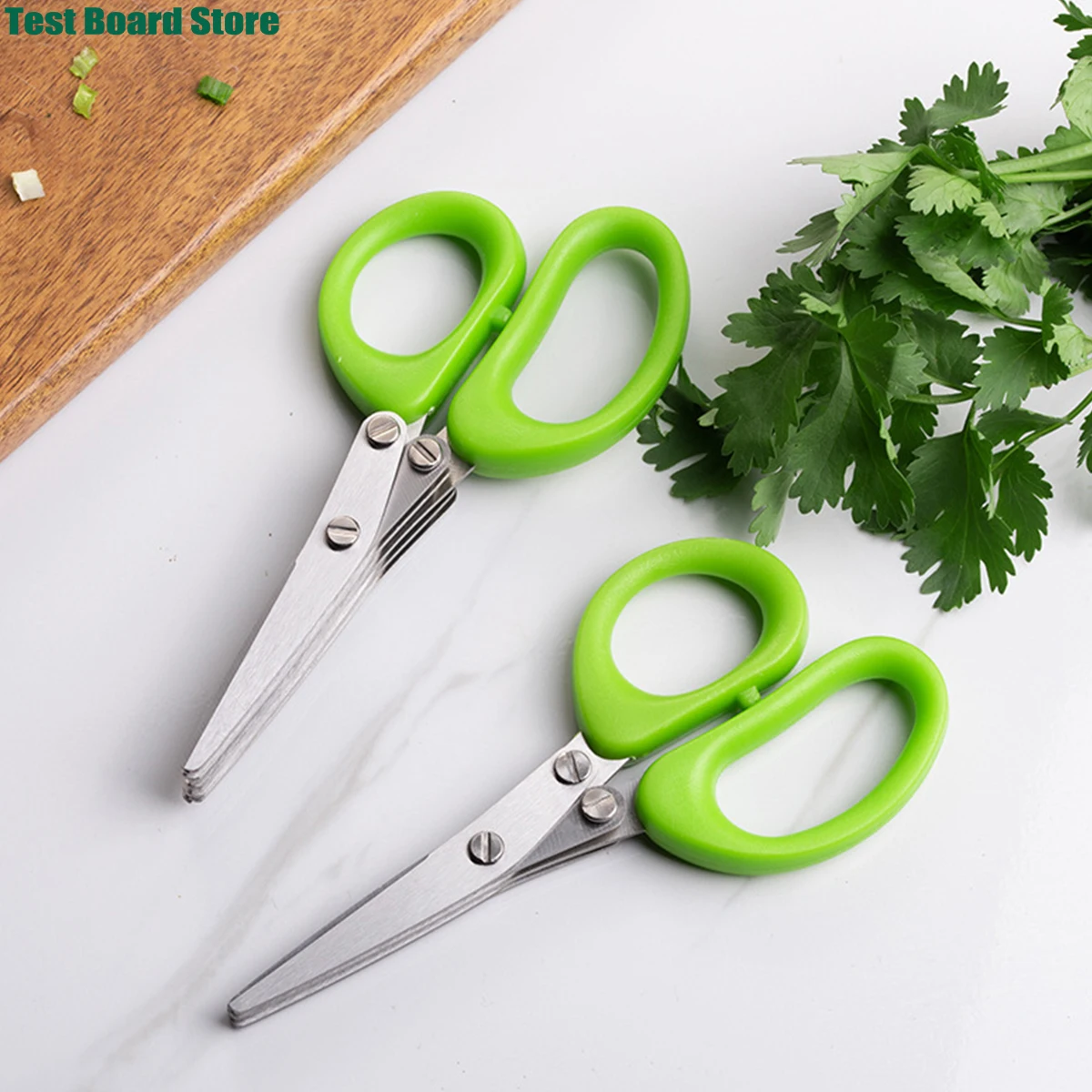 

1Pcs cooking scissors, stainless steel 5-layer kitchen scissors, chili shreds, chopped scallions, seaweed, cutting cooking tools