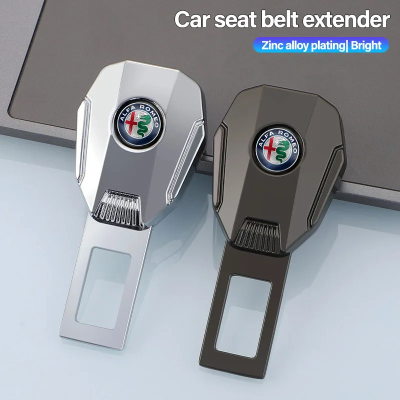 Image of Auto-Sicherheitsgurt-Clip-Verlängerung, Sicherheitsgurt-Verlängerungsstecker, Autozubehör für Alfa Romeo 4C 159 166 Giulia Giulietta 156 8C GT