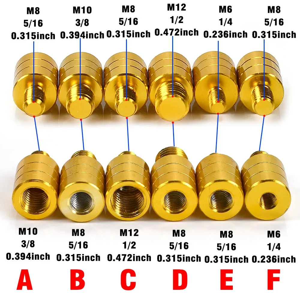 Topranc Fischnetz Pole Griff Stecker M6 M8 M10 M12 Adapter Konverter Halterung Schraube Angeln Kescher Kopf – Detail 2