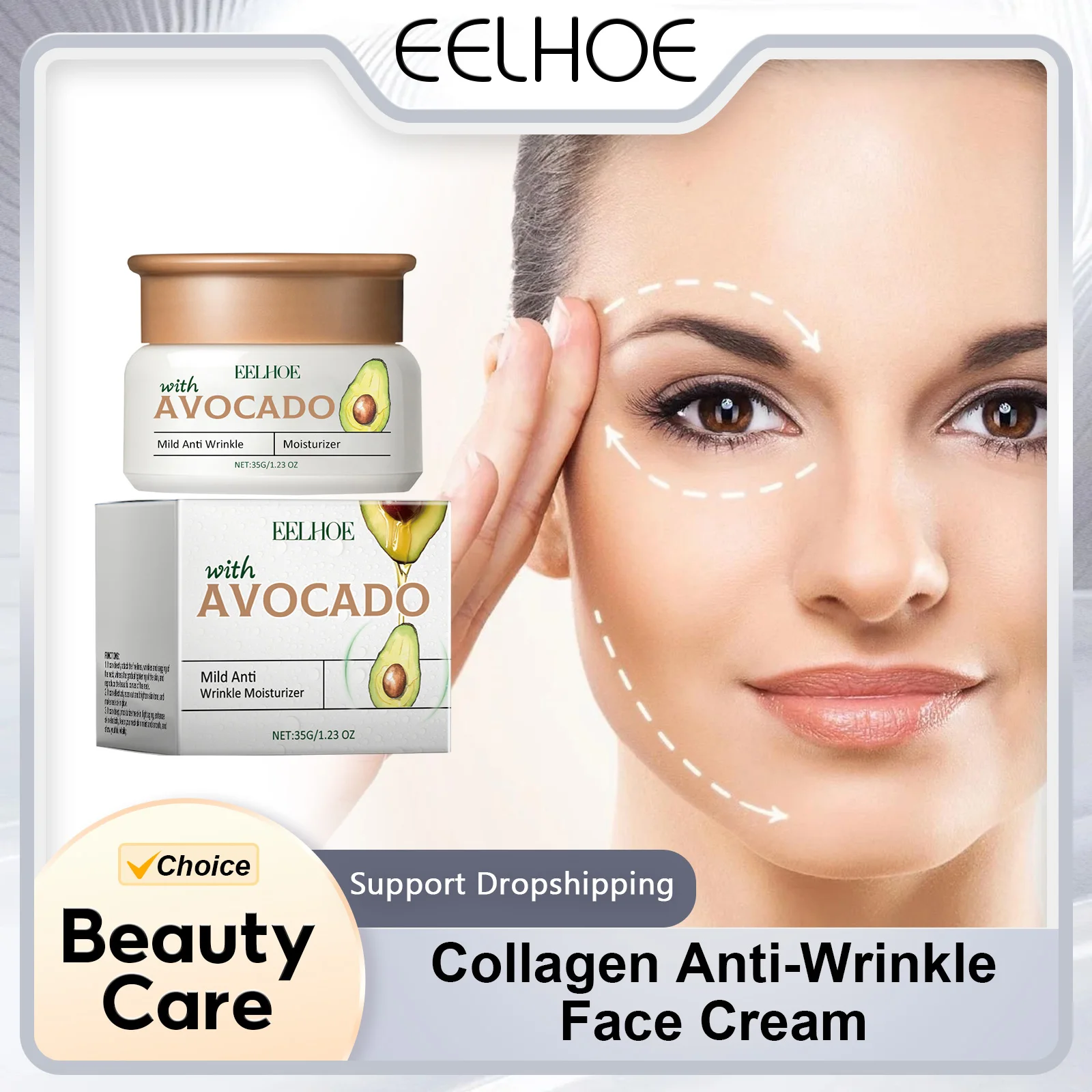 

Collagen Anti-Wrinkle Lifting Face Cream Moisturizing Face Improve Dry Skin Tightening Vitamin C Rejuvenate the Face Cream 35g