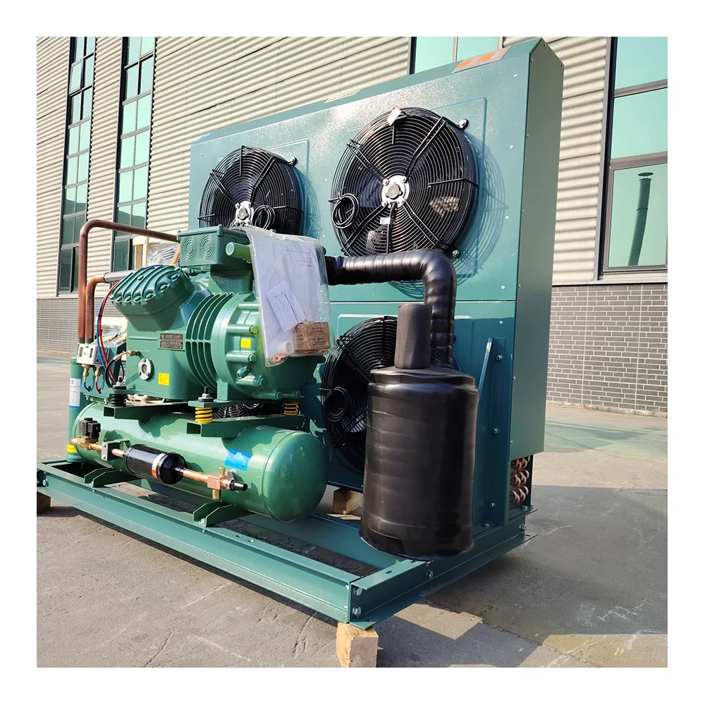 cold storage refrigeration unit full set of low temperature reciprocating semi-closed compressor for cold room