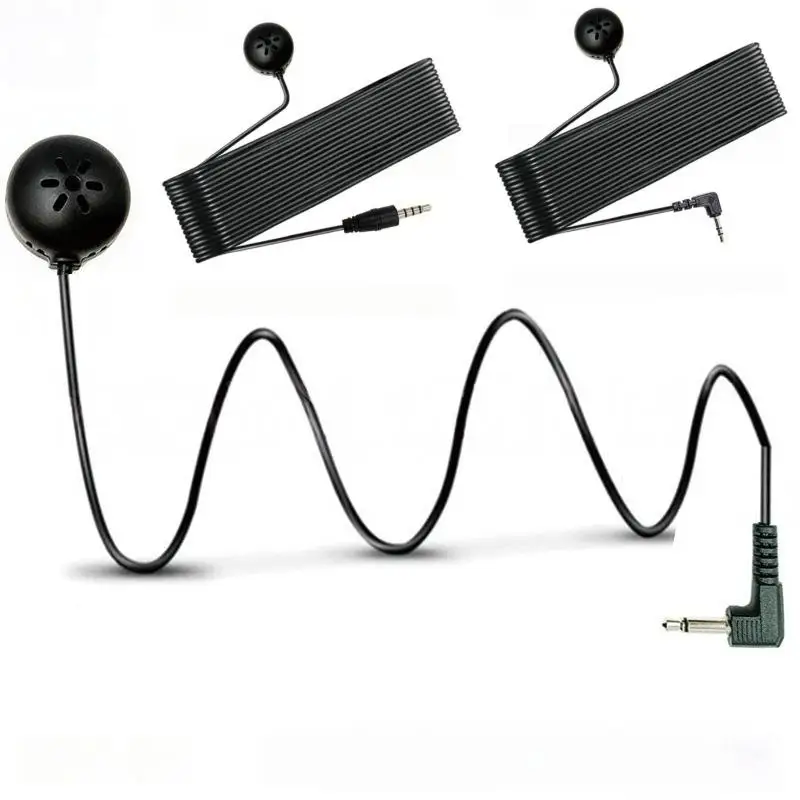 1 Uds Mini micrófono con cable de 3,5mm para Audio estéreo de coche micrófono manos libres para tipo pasta Mini Microfono micrófono de coche