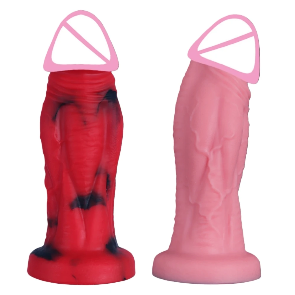 Large Thick Silicone Realistic Alien Monster Dildo Anal Plug Big Penis Female G-spot Masturbator Adult Sex Toy for Women Lesbian