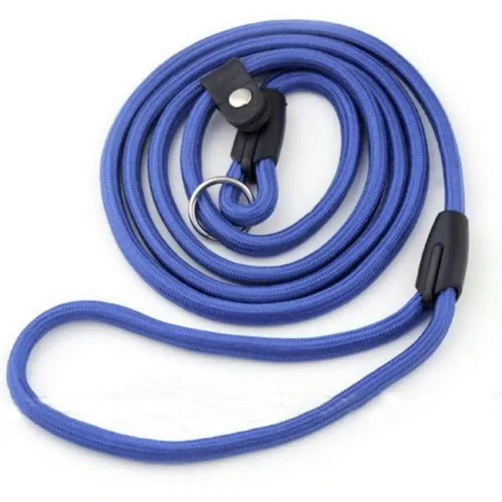 130cm Dog Traction Rope Adjustable Leash Lead Strap Nylon Traction Rope Small Medium Dogs Walk Training Pet Leashes Dog Collar