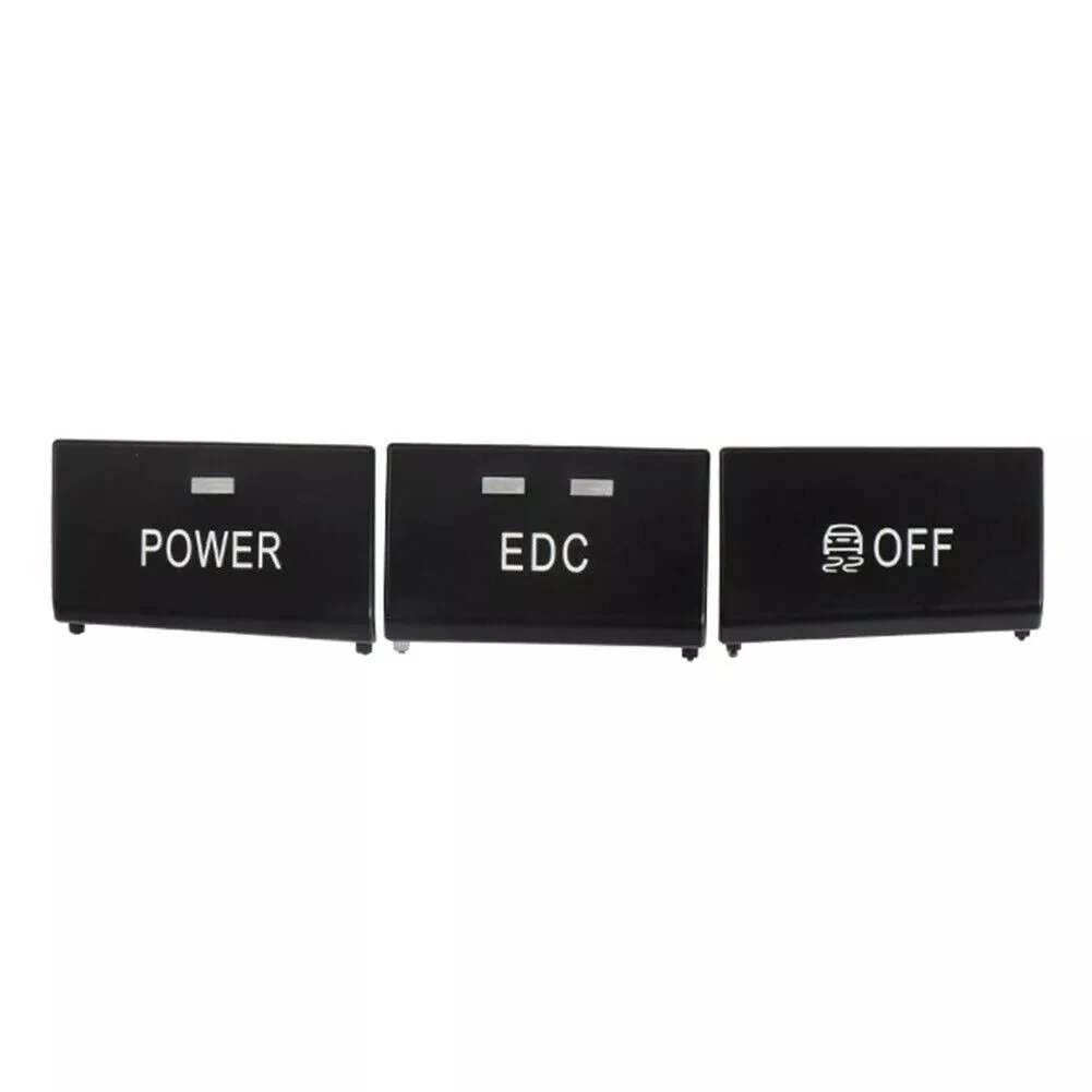 3Pcs Center Console Switch Button Cap Replacement For BMW E90 E92 E93 For M3 61317841136 Power EDC DSC Interior Parts
