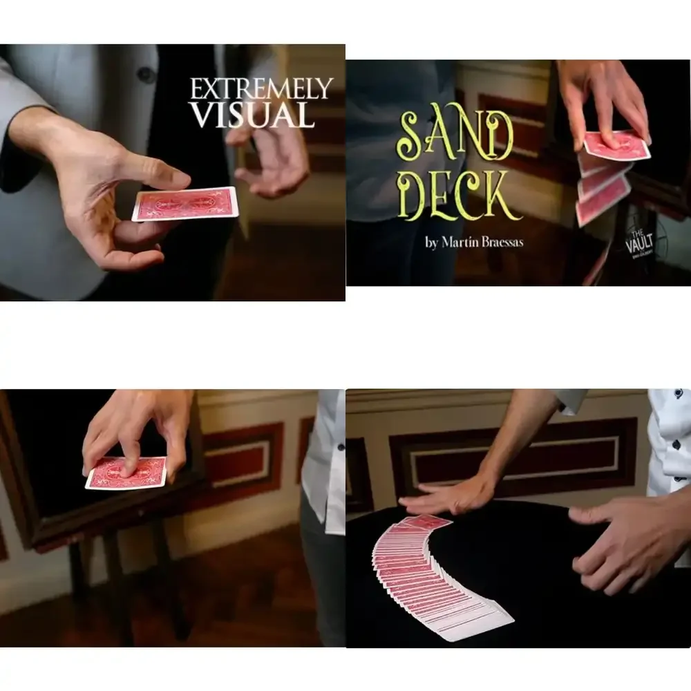 

WAP01 The Vault - Sand Deck By Marting Braessas Close Up Magic Tricks Gimmicks Illusions Street Magic Props Magician Easy To