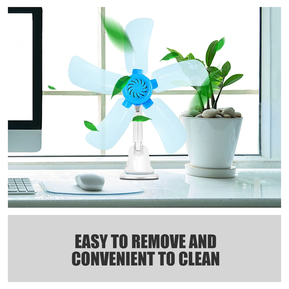 10 Pcs Small Ceiling Fan Blades Floor Accessory Supply Wall Repair Part Electric Mute Replacement Plastic Standing Pedestal