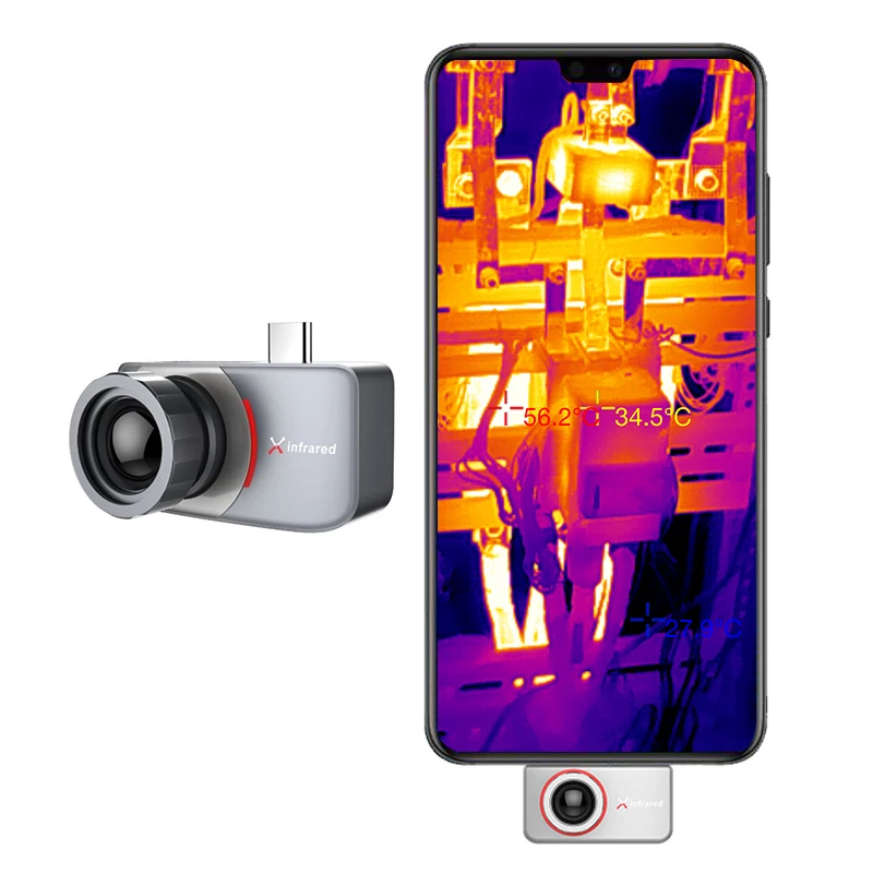 Xinfrared InfiRay Official T3pro Thermal Camera Industrial Thermal Imaging Camera for Smart phones Android Type C Imager