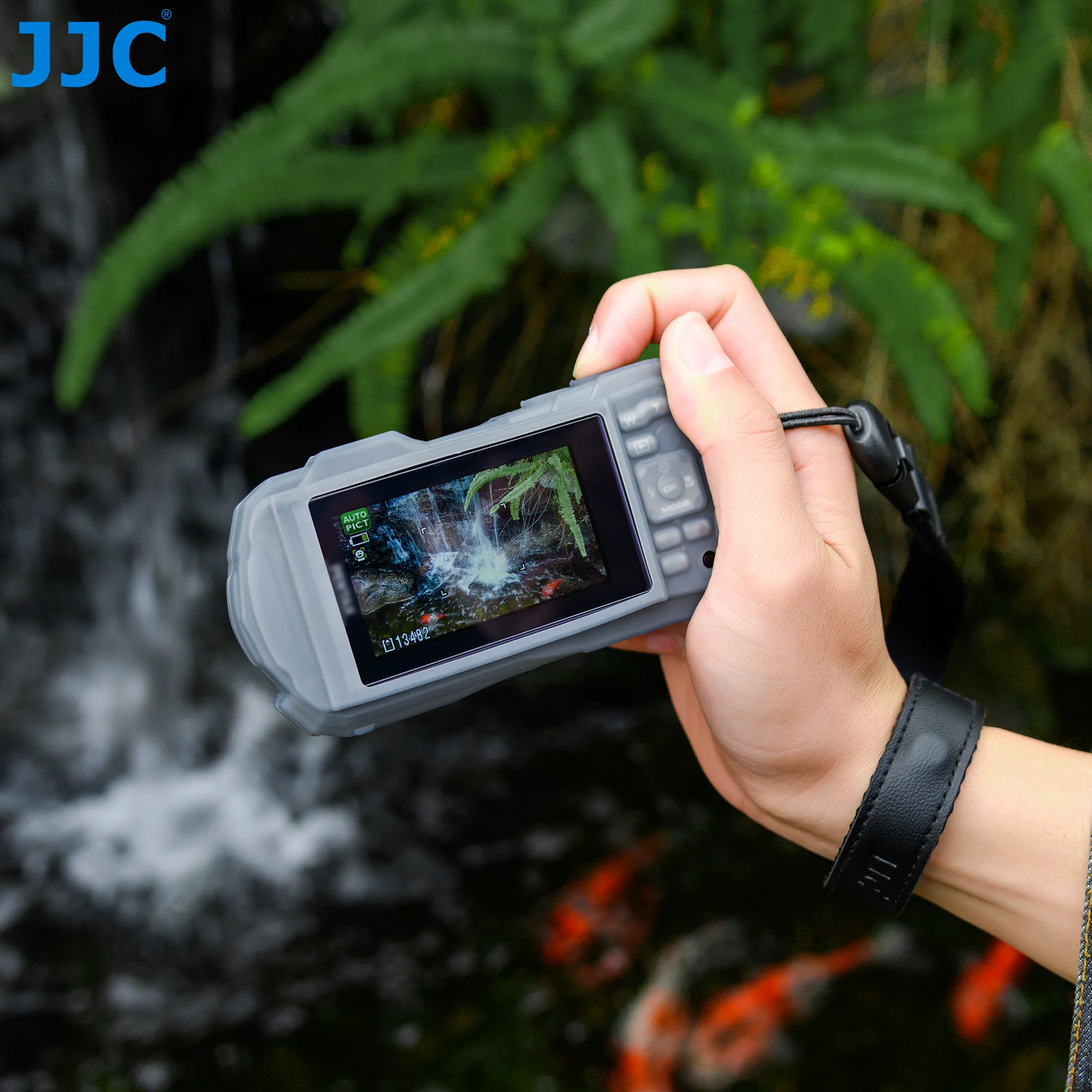 Силиконовая куртка JJC Pentax WG-90 для силиконового чехла Ricoh WG-80, обеспечивающая дополнительную защиту и ручку