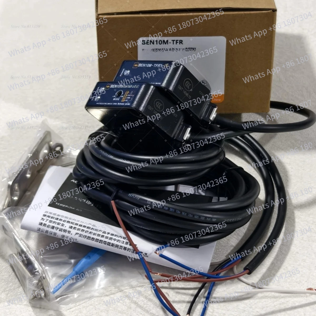 

1 комплект фотоэлектрического датчика Autonics ben10M-tfr, оригинальный, новый