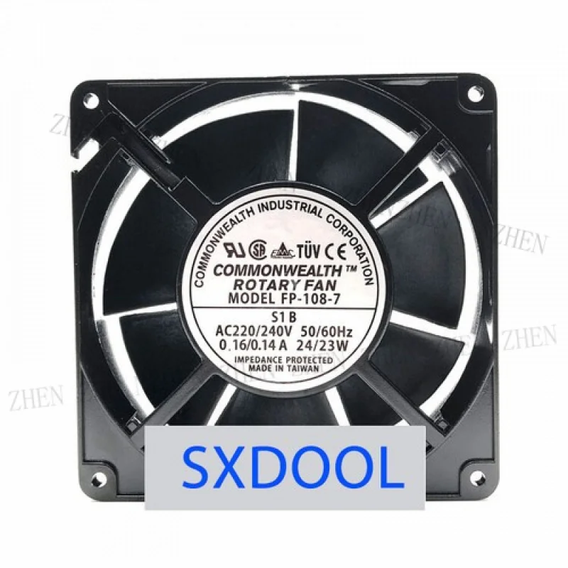 

Y Y FP-108-7 12738 AC220V 127mm 12.7cm 220V Ball Bearing 127X127X38mm Case Fan