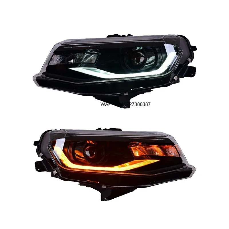 

2016 2018 LED Headlights Dynamic DRL Headlamp 6000k Color Car Accessories Upgrade Front Light Assembly