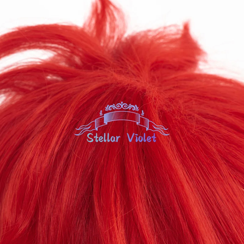 Reki peruca cosplay resistente ao calor anime sk8 o infinito reki cosplay perucas sintéticas 35cm cabelo curto vermelho sk∞ anime peruca dia das bruxas