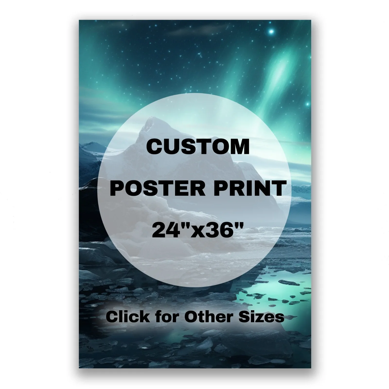 Custom Poster Your Family Memory Photo Home Wall Decor Multiple Sizes