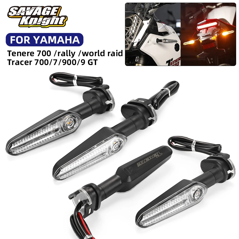 

For YAMAHA Tenere 700 MT07 MT09 MT10 MT03 XSR 125 900 YZF R3 R7 R15 FZ6 FZ25 Tracer 900 700 XJ6 Flasher LED Turn Signals Light