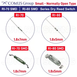 10 pz Reed Switch RI-80 1.8*5MM RI-70 1.8*7MM SMD normalmente aperto NO RI-70SMD interruttore a contatto magnetico sensore di induzione RI-80SMD-FL