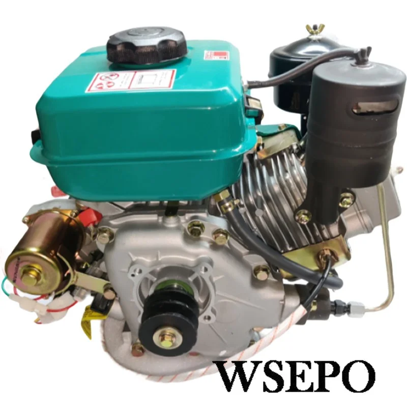 Top Quality! WSE-168FD 3HP(3.5HP) 196CC 1.8KW Horizontal Shaft Air Cool Diesel Engine W/.EStart Applied For Multi-Purpose