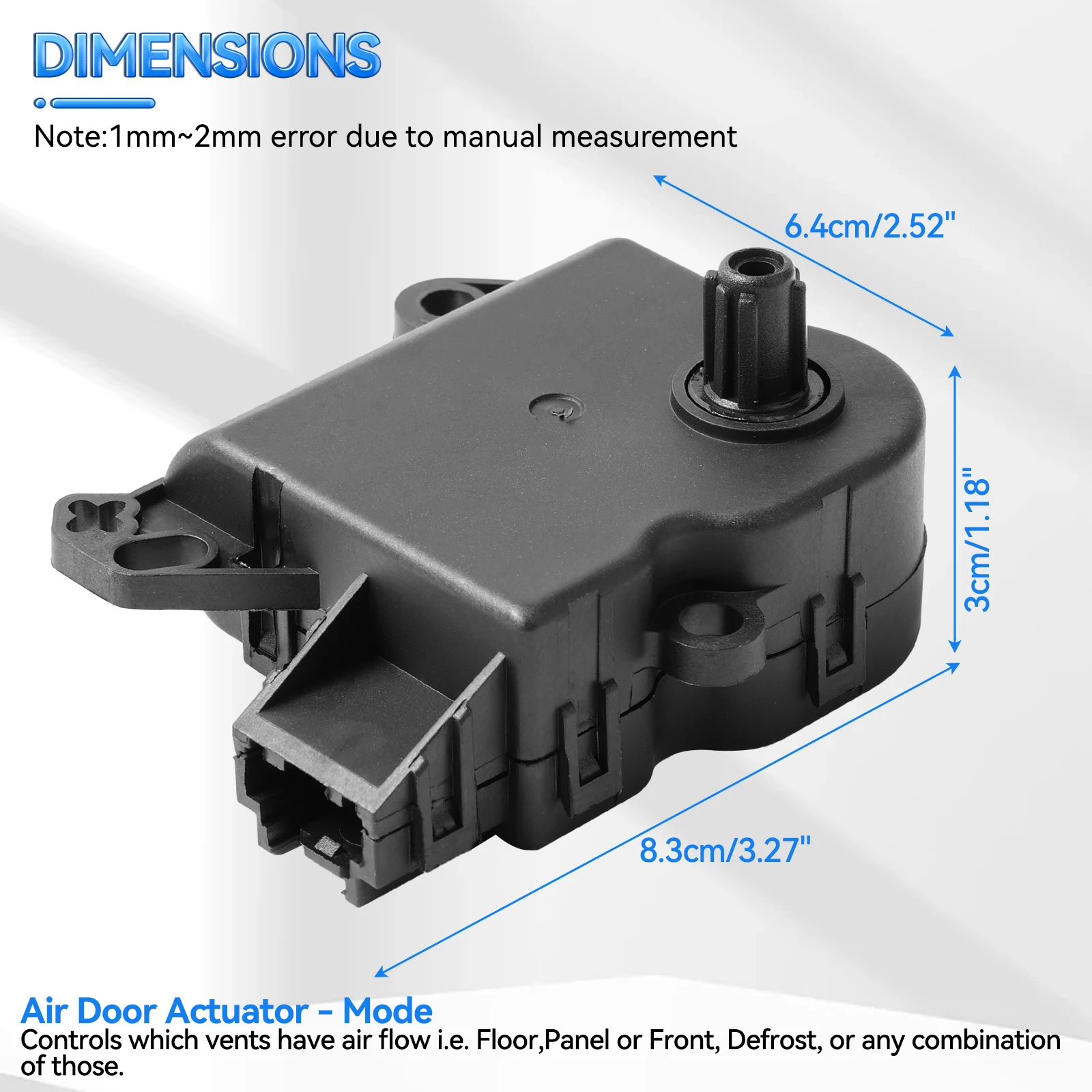 Привод двери смесителя HVAC для Ford Explorer Flex Taurus Lincoln MKS MKT 2008-2018 AA5Z19E616C AA5Z-19E616-C AL3Z19E616A