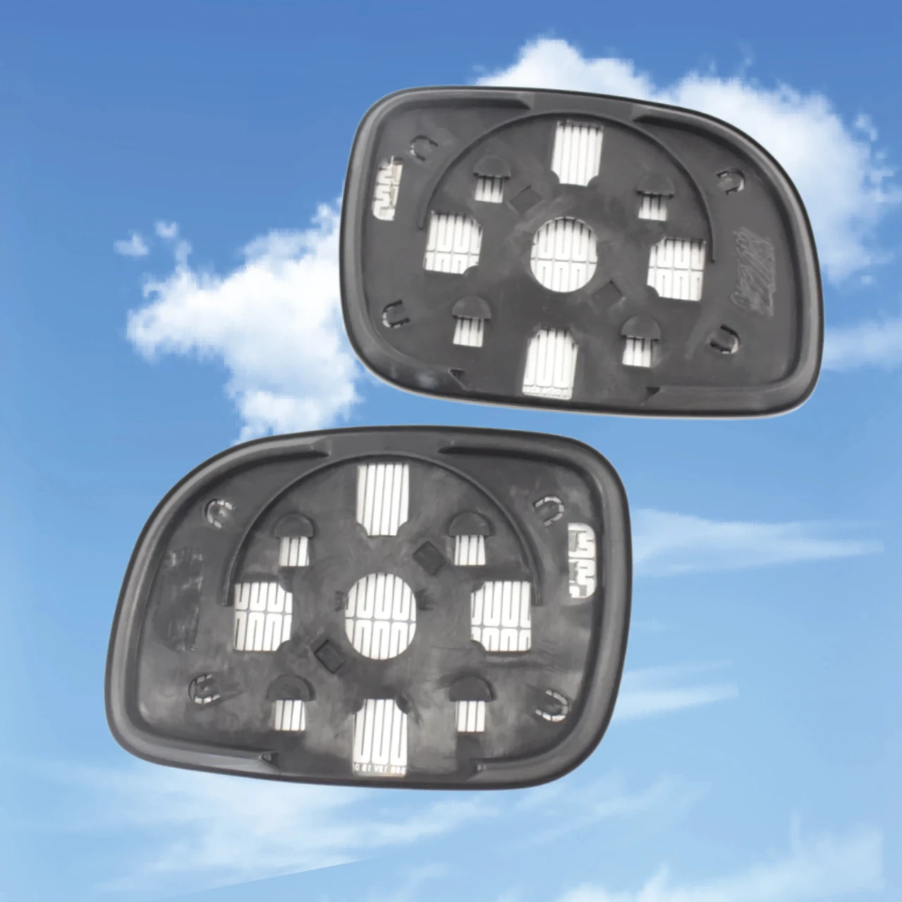 

HY-020 Car Wing Mirror Glass Replacement for Dodge Caravan 96-07 Chrysler Voyager 96-07 Heated with Back plate