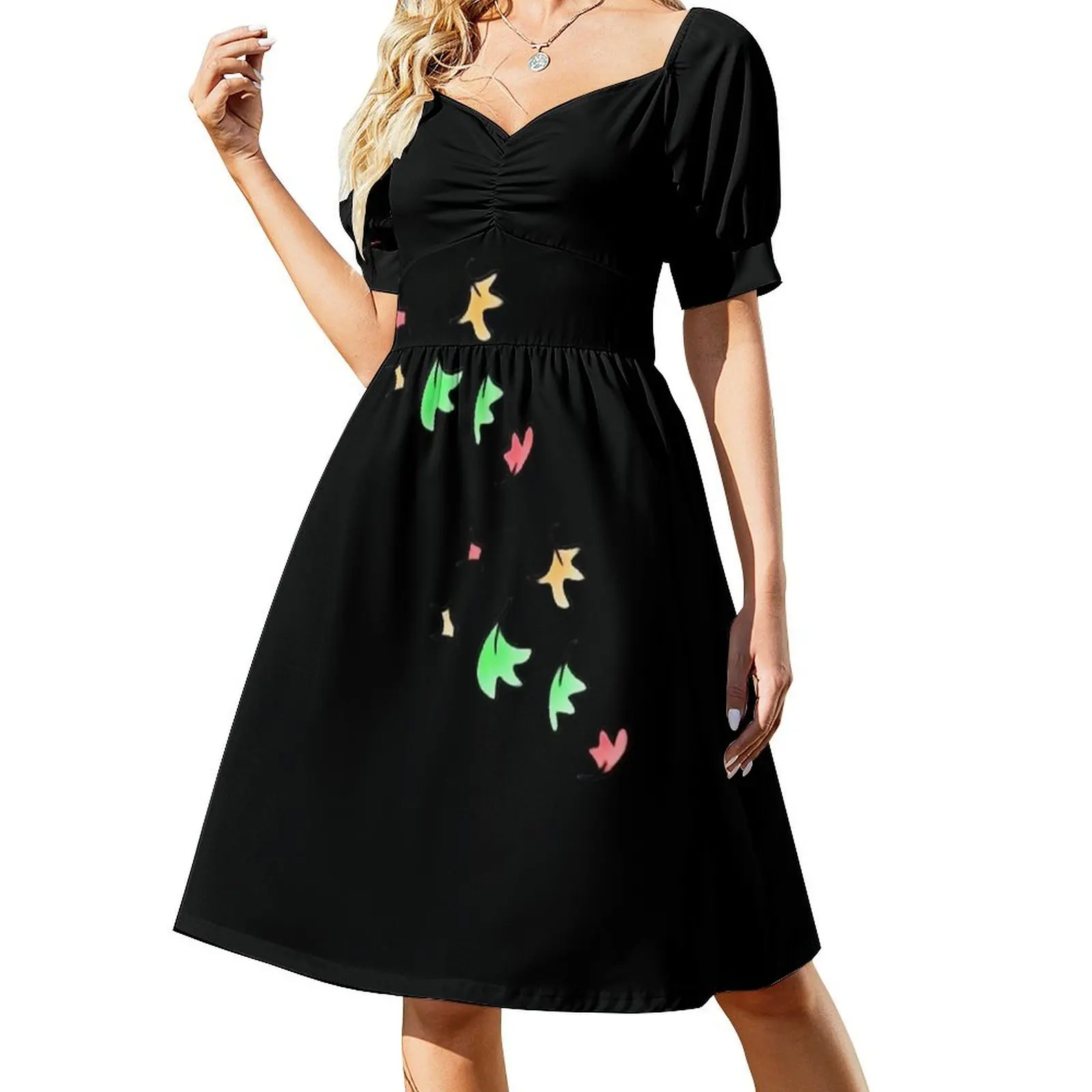 

Heartstopper leaves - Mesmerizing Short-Sleeved Dress Elegant gowns dresses summer woman 2025