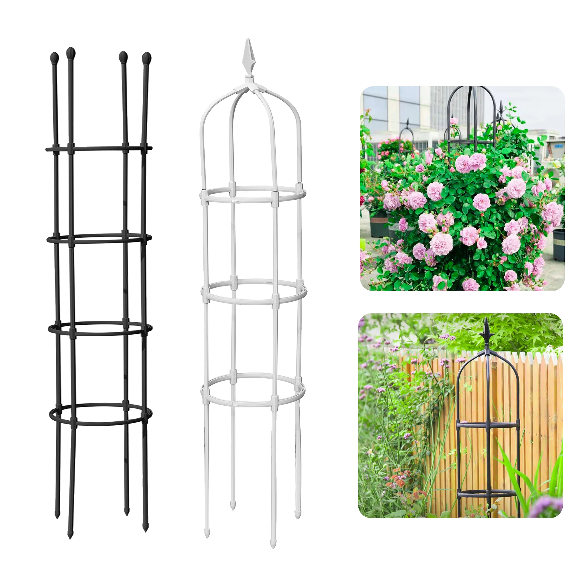 

Outdoor Tori Cage Climbing Frame Rose Support Frame Vegetable Tomato Bean Planting Frame Vine Indoor Flower Rack