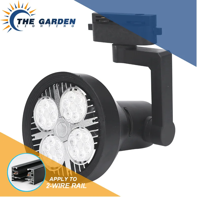 

Led Track Spotlights Surface Mounted Rail Horn Lights for Commercial Clothing Store Showroom Wall Spotlights 35W 40W