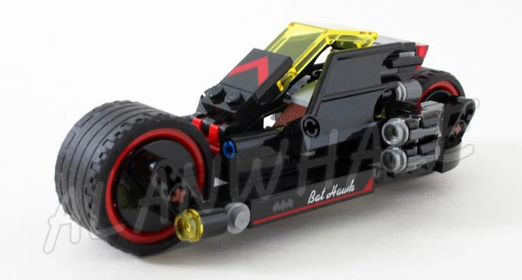 588 Stück Super Fighter Two-Face Double Demolition Bagger Batcycle Road Barriers 10738 Bausteine Set kompatibel mit Modell