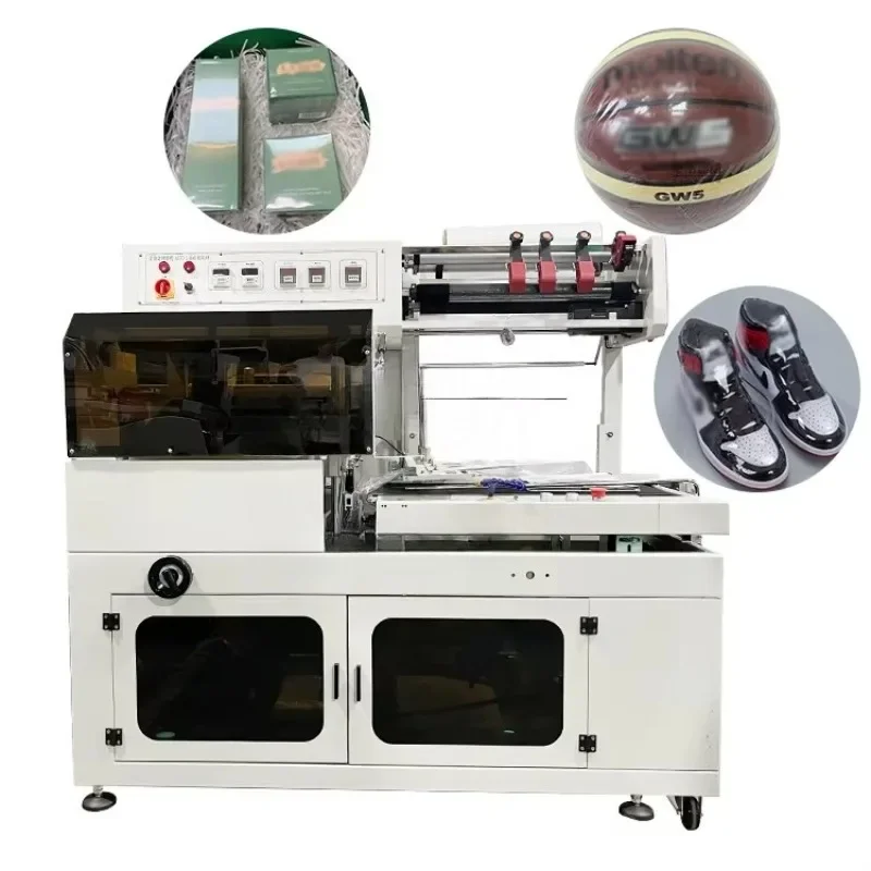 Industrial Automatic Shrink Wrap Machine High Efficiency Packaging System Heat Sealer Film Wrapping Equipment