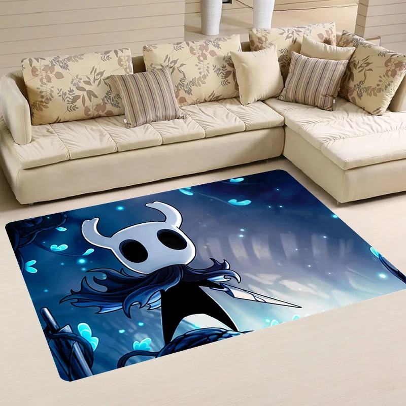 Game Room Rugs Hollow Knight Balcony Anime Cartoon Carpet Entrance of House Bath Mat Home Carpets Kitchen Rug Foot Doormat Door