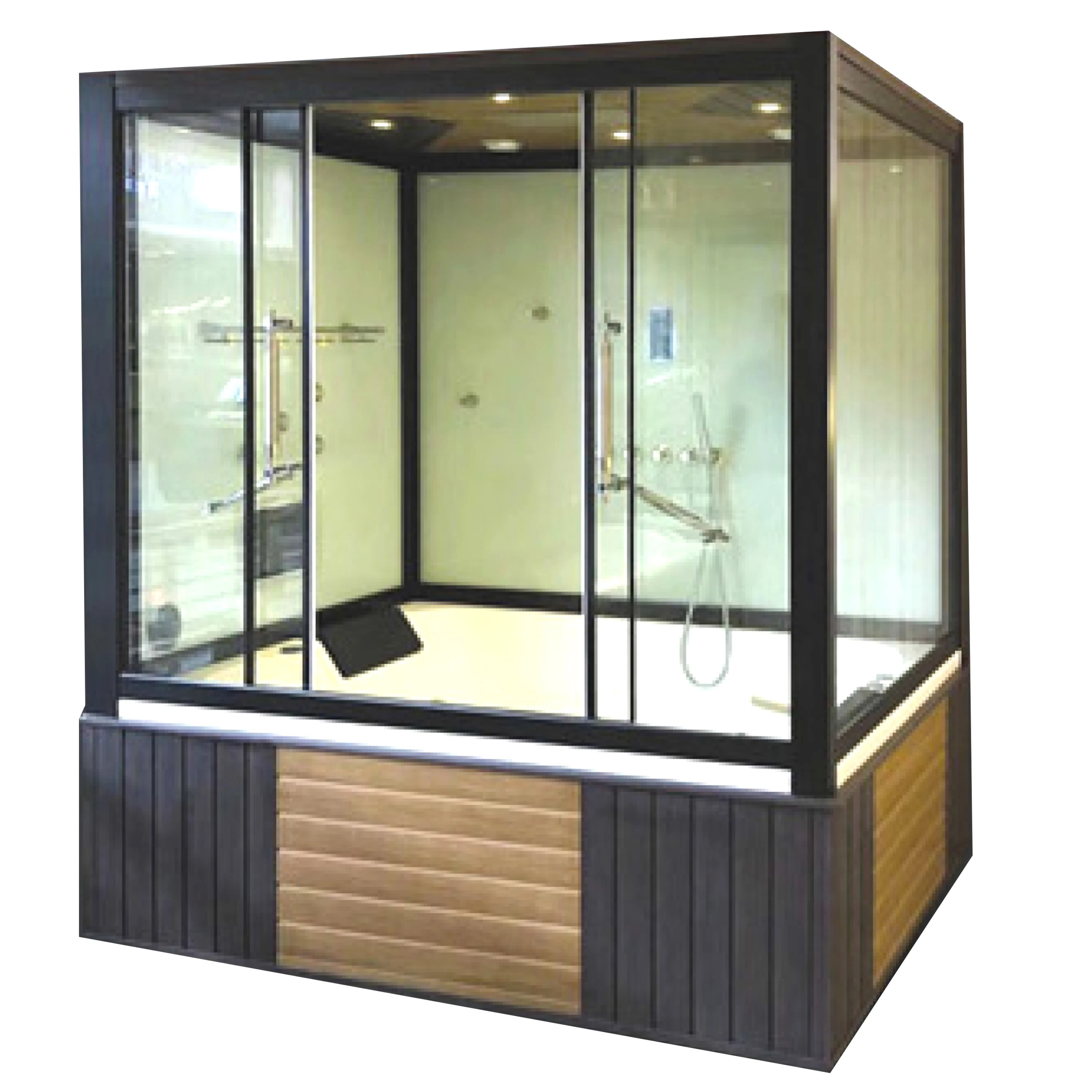 &c Italian Steam Shower Cabin/Steam Room with Tub Steam Bath Shower Room