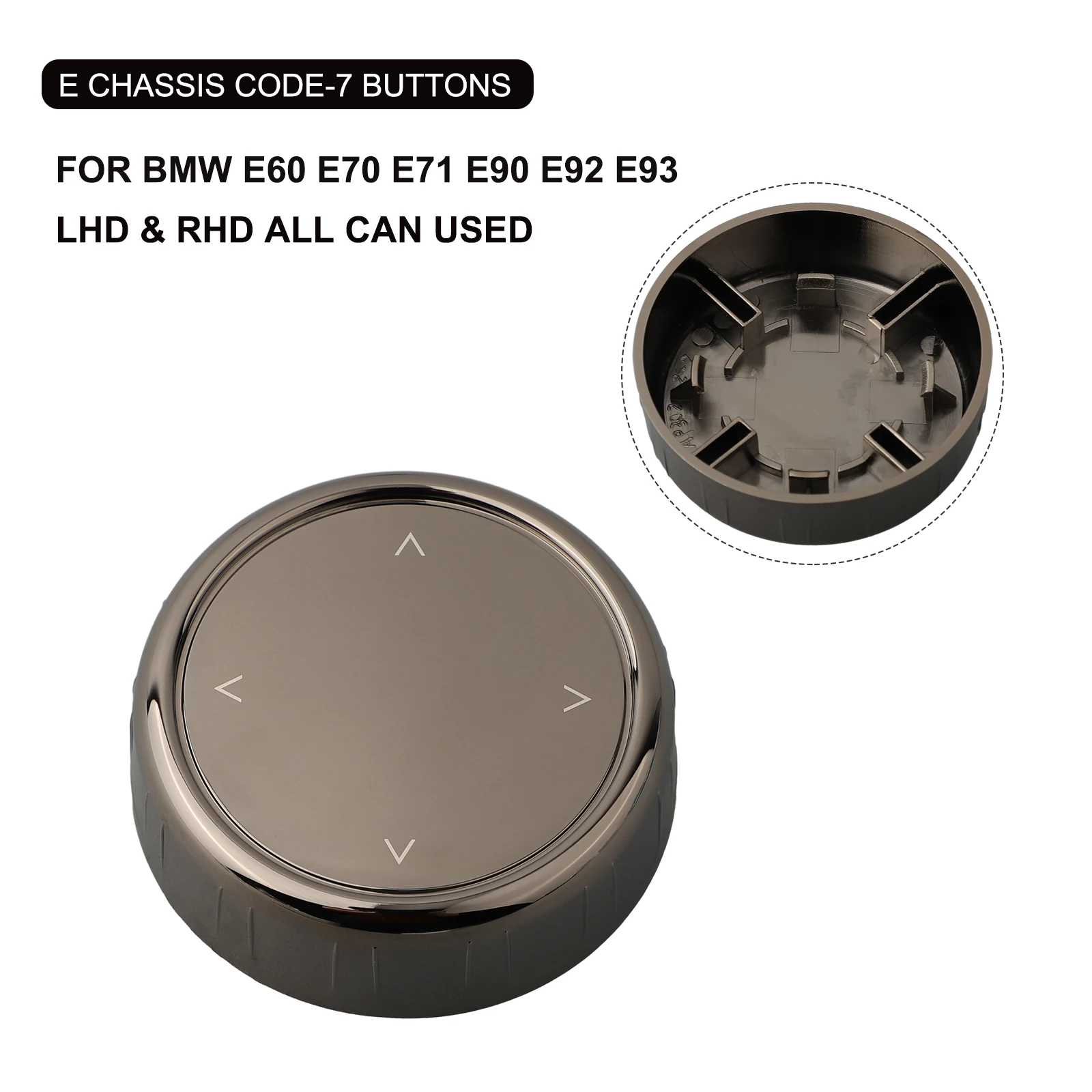 

Stylish High Quality New Practical Button Knob Cover Auto Parts Multimedia Button Replacement Car Accessories Kit